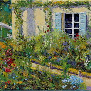 Liebermanns Garten- Oel auf Leinwand 60×50