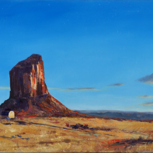 Monumentvalley- ÖL auf Leinwand- 100×50 cm